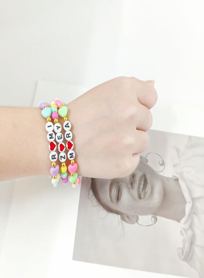 sunglnl Rumi Bracelet for Women Zoey Mira Beaded, 3 Pcs Set Inspired Friendship BFF Fans Anime Merch Bracelets Cosplay Accessories Jewelry Gift (3 Pcs Set RZM) - Image 3